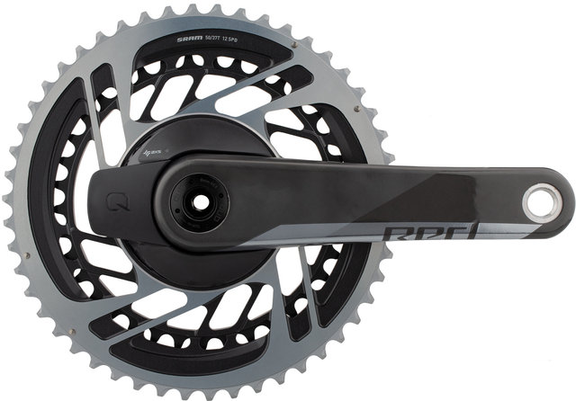 QUARQ Red AXS DUB Powermeter Carbon Kurbelgarnitur - black/172,5 mm 37-50