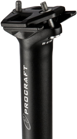 Procraft Tige de Selle Superlight II - noir/31,6 mm / 400 mm / SB 0 mm