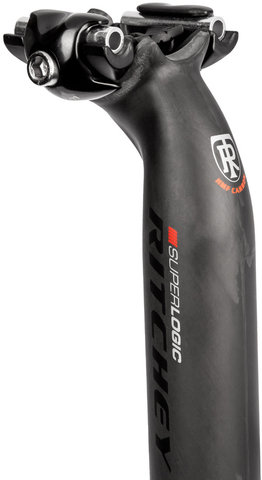 Ritchey Tige de Selle en Carbone Superlogic 1-Bolt - matte UD carbon/31,6 mm / 400 mm / SB 25 mm