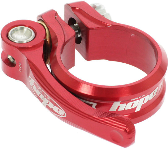 Hope Sattelklemme mit Schnellspanner - rot/34,9 mm