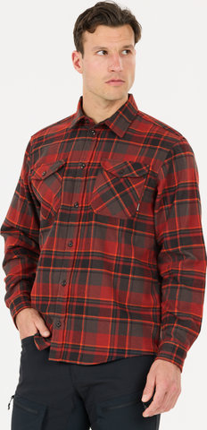 Whistler Bargo L/S Men's Flannel Shirt - madder brown | M