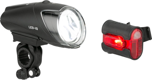 Ixon IQ + Ixback Senso LED Beleuchtungsset mit StVZO-Zulassung - schwarz-rot/universal
