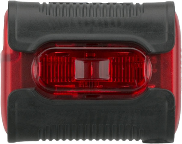 busch+müller Set d'Éclairage à LED Ixon IQ + Ixback Senso (StVZO) - noir-rouge/universal