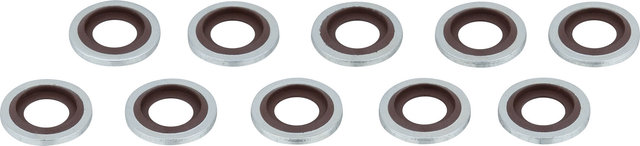 Jagwire Joints en Anneau pour Conduite de Frein - silver-brown