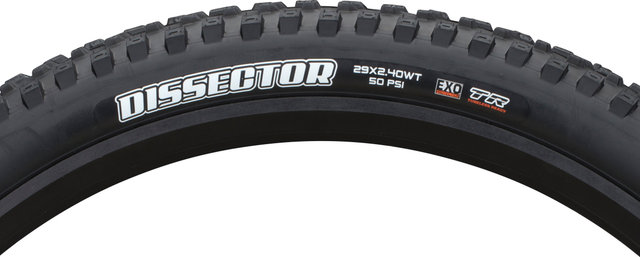 Maxxis Pneu Souple Dissector Dual EXO WT TR 29" - noir/29 /61 /61-622/2.4 