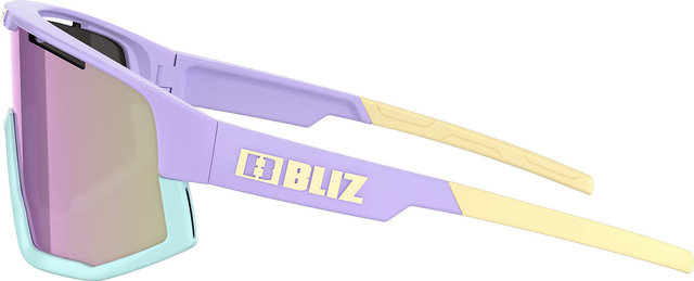 Bliz Lunettes de sport Fusion Small - matte pastel blue/brown-rose