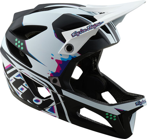 Troy Lee Designs Stage Fullface Helm - trooper white/57 - 59 cm