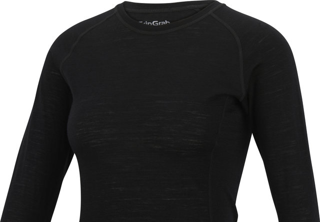 GripGrab Maillot de Corps pour Dames Merino Blend Thermal L/S - black/S