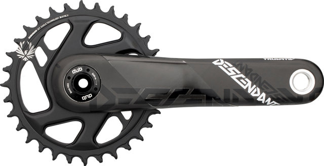Truvativ Juego de bielas Descendant Carbon Eagle Boost Direct Mount DUB 12 vel. - black/175,0 mm