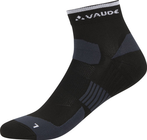 VAUDE Chaussettes Bike Socks Short - black/42 - 44