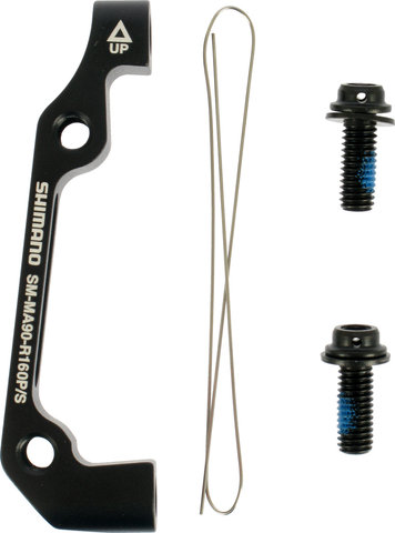 Shimano Scheibenbremsadapter XTR, XT für 160 mm Scheibe - schwarz/HR IS auf PM