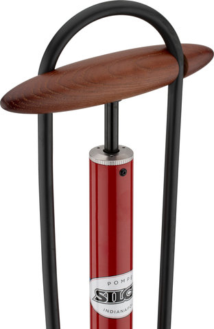 SILCA Bomba de pie Pista - rojo / negro