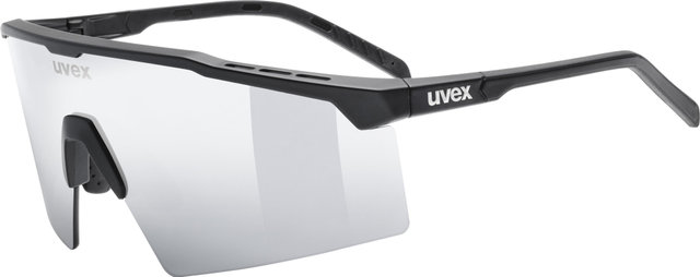 uvex flowline Brille - black matt | mirror silver