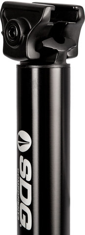 SDG Tija de sillín X-Beam Micro Aluminium - negro/30,9 mm / 400 mm / SB 0 mm