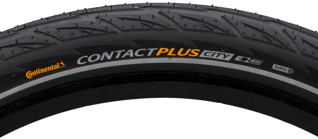 Continental Cubierta de alambre Contact Plus City 27,5" - negro-reflejante/27,5x2,2 (55-584)