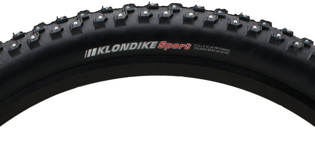 Kenda Cubierta plegable con spikes Klondike Wide 27,5" - black/27,5x2,10