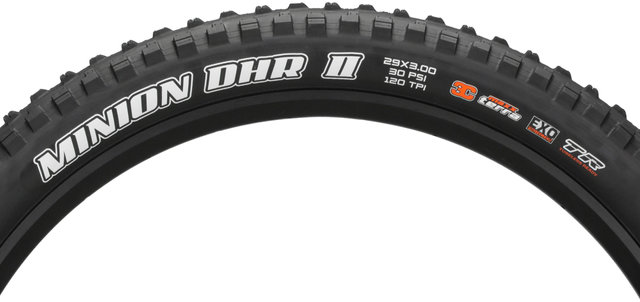 Maxxis Pneu Souple Minion DHR II+ 3C MaxxTerra EXO TR 29+ - noir/29x3,0