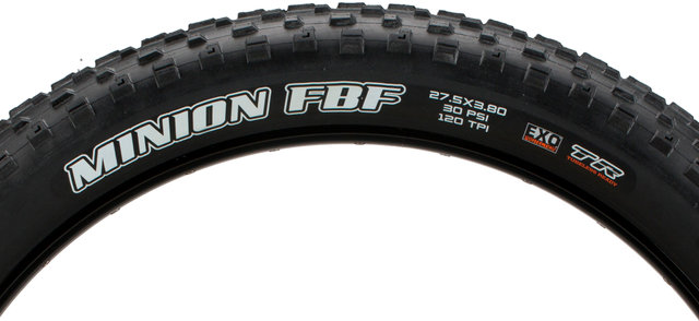 Maxxis Minion FBF TR 27.5+ Fatbike Folding Tyre - black/27.5 x 3.8"
