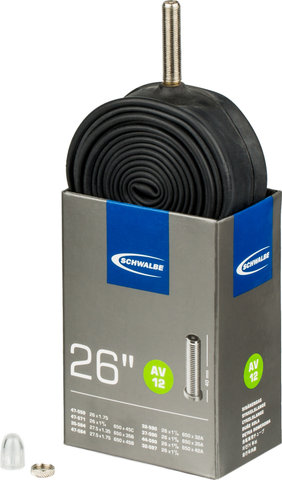 Schwalbe Schlauch 12 für 26" - schwarz/47-559 bis 32-597/AV/26 x 1,25-1,75 AV/40 mm