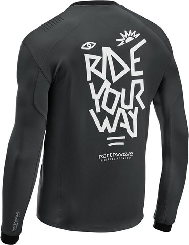 Northwave Maillot manches longues Sharp - black-white/M Northwave Maillot manches longues Sharp - black-white/M