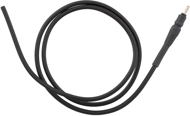 Câble Coaxial avec Fiche Coaxiale, assemblé - noir-argenté/60 cm