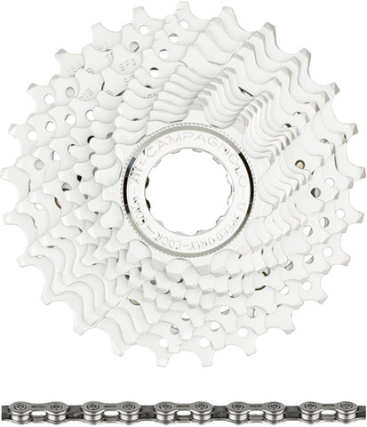 Campagnolo Potenza 11 Cassette + Potenza 11 11-speed Chain Set - silver/11-25