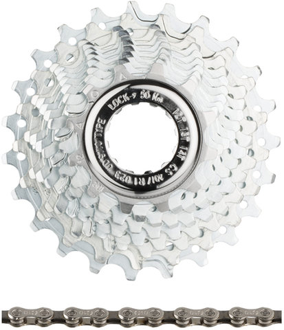 Campagnolo Kit d'Usure Cassette Veloce + Chaîne Veloce 10 vitesses - argenté/12-23