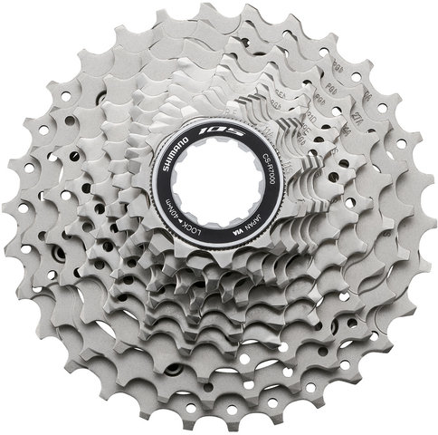 Shimano 105 CS-R7000 Cassette + CN-HG601 11-speed Chain Wear Set - silver/11-30