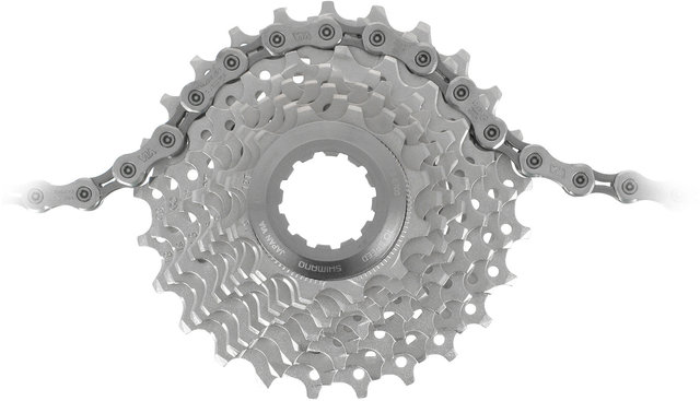 Shimano Ultegra Kassette CS-6700 + Kette CN-6701 10-fach Verschleißset - silber/12-25