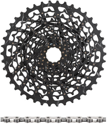 SRAM Kit d'Usure Cassette GX XG-1150 + Chaîne PC 1130 11 vitesses - black/10-42