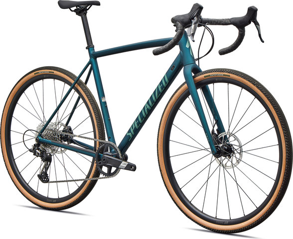 Specialized Vélo de gravel Crux DSW Comp 28" - emerald metallic-fjord metallic | 165,0 mm | XS | 28" | 50 mm