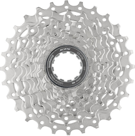 Shimano Set de desgaste cassette 105 CS-5700 + Cadena CN-6701 10 velocidades - plata/11-28