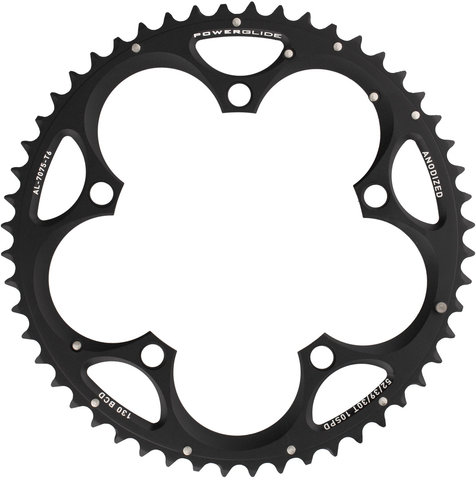 Road Triple 5-Arm, 130 mm BCD Chainring - black/52 tooth