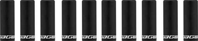 Jagwire Aluminium-Endkappen für Sealed Liner Schaltung - black