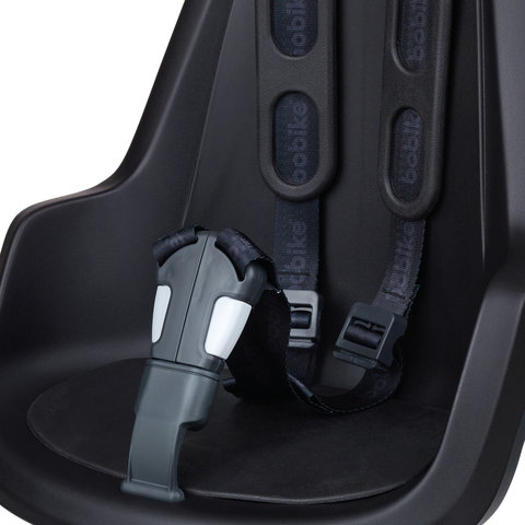 bobike ONE Mini Front-Kindersitz mit Montagebügel - black