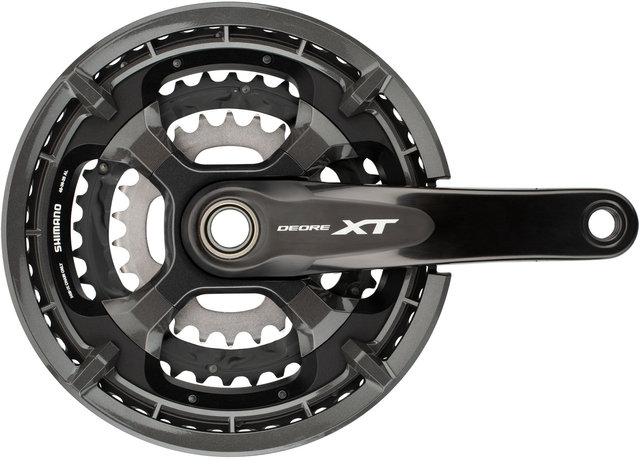 Shimano XT FC-T8000 Hollowtech II Crankset w/ Chain Guard - black/170.0 mm 26-36-48