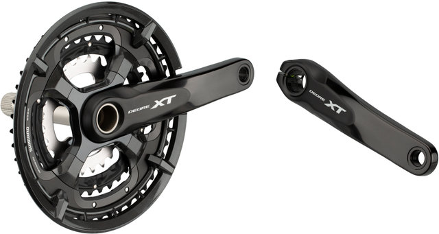 Shimano XT Kurbelgarnitur FC-T8000 Hollowtech II mit Kettenschutzring - schwarz/170,0 mm 26-36-48