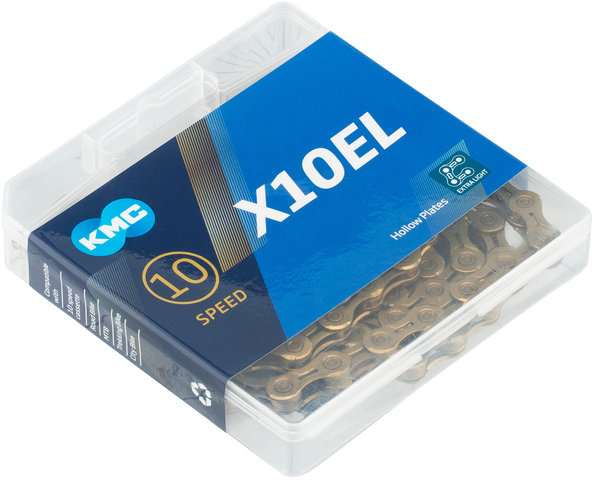 X10EL Kette 10-fach - titan nitrid gold/10 fach