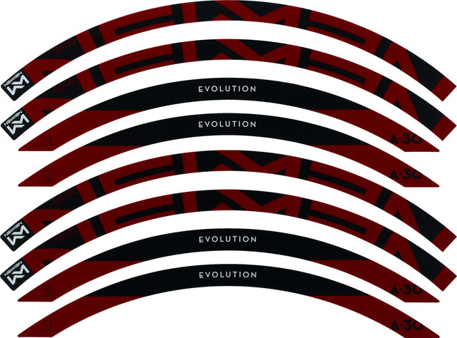 NEWMEN Felgen Decal Kit A.30 - red/27,5"