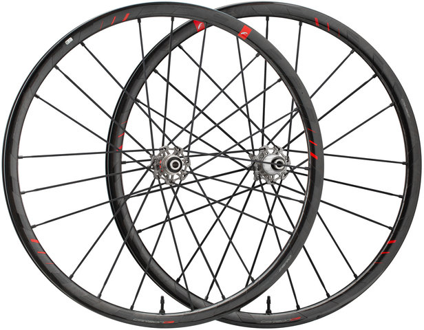 Fulcrum Racing Zero Carbon DB Disc Center Lock Wheelset - black/28" set (front 12x100 + rear 12x142) Shimano