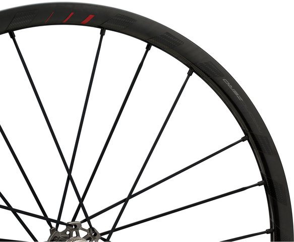 Fulcrum Racing Zero Carbon DB Disc Center Lock Laufradsatz - schwarz/28" Satz (VR 12x100 + HR 12x142) Shimano