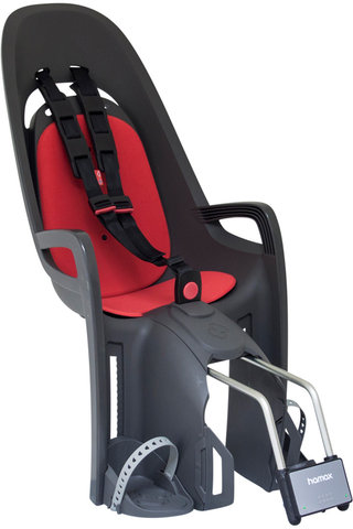 Zenith Kids Bicycle Seat w/ Bracket Frame Mount - grey-red/universal