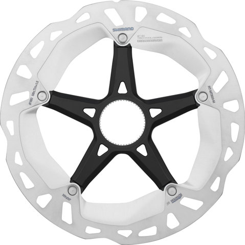 Shimano RT-MT800 Center Lock Brake Rotor for XT / Ultegra w/ Internal Teeth - silver-black/180 mm