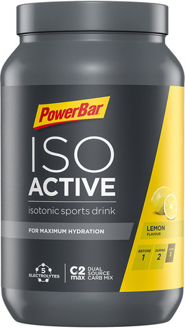 Powerbar Boisson Sportive Isotonique Isoactive - 1320 g - lemon/1320 g