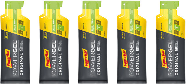 Powerbar PowerGel Original - 5 Pack - green apple - caffeine/205 g