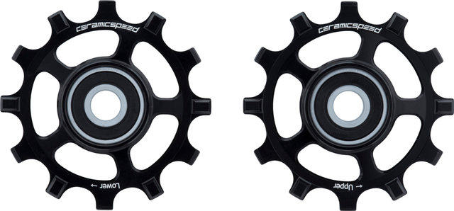 CeramicSpeed Galets de Dérailleur Coated Shimano 11 vitesses 12 dents - black/12 dents