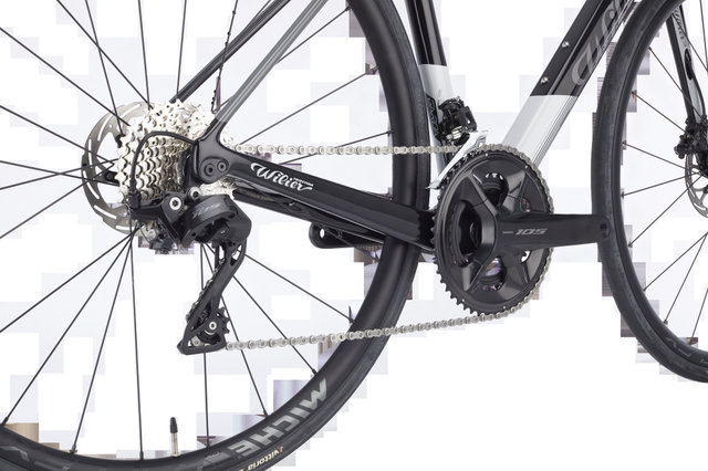 Wilier Garda Shimano 105 Carbon Rennrad - black-grey/28"/M