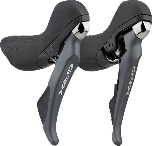 Shimano Set de frenos de disco d+t GRX BR-RX810 + ST-RX810 - negro-gris/Set/left/right (side-specific)