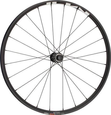 Shimano WH-MT500-CL-B / WH-MT501-CL-B Disc Center Lock 27,5" Laufrad - schwarz | nur Vorderrad | 27,5" (650B) | nur Vorderrad | Boost | 110 mm | 110 mm | 110 mm