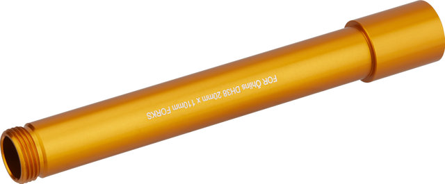 Burgtec Eje Pasante Delantero para Horquilla ÖHLINS DH38 / DH38 m.1 / DH38 m.2 - iron bro orange